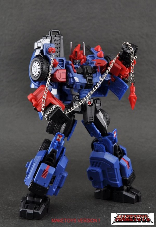 Maketoys Battle Tanker Blue And Purle BotCon Shattered Glass Editions Image  (1 of 8)
